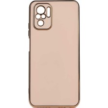 Xiaomi Redmi Note 10S Kılıf Ydst Bark Kapak-Rose Gold