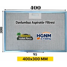 Hgnm E-Trading Ariston Hotpoint 546715887 Uyumlu Davlumbaz Metal Yağ Filtresi 400×300 mm (40×30 cm) – E6