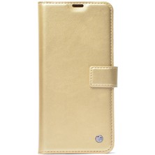 Xiaomi Poco X6 Pro Kılıf Ydst Kar Deluxe Kapaklı Kılıf-Gold