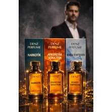Denz Perfume Denz Erkek 3'lü Playboy Seti %40 Esans Oranı Extrait De Parfüm