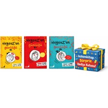 Everest Çocuk Huy­suz’un Günlüğü 3 Kitap Seti + Kalemkitap Sürpriz Hediye Kutusu | Çocuk Romanı Okuma Kitabı Serisi