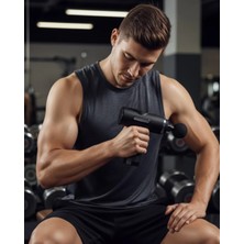 Osense Şarjlı Masaj Tabancası 4 Başlıklı Mini Masaj Tabancası ve Masaj Aleti