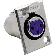 Pazarcan 3 Pin Xlr Dişi Şase Konnektör CK114
