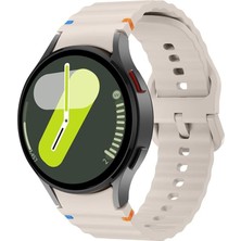 Covpor Samsung Galaxy Watch 7 6 5 4 Fe 40 44 mm Classic 42 43 46 47 mm Wave Soft Silikon Kordon Spor