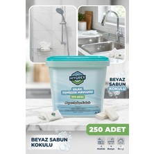 Hygrex Beyaz Sabun Kokulu Islak Kova Mendil Yüzey Temizlik Havlusu 250 Adet Tüm Yüzeyler