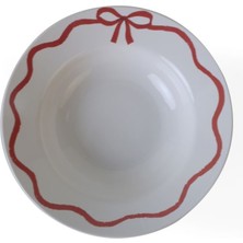 Keramika Fiyonk Dekor Makarna Tabak 20 cm 3 Adet