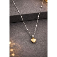 Paslanmaz Çelik Kalp Kolye – Şık & Dayanıklı Tasarım