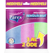 Parex Mikrofiber Temizlik Bezi 3'lü 4 Adet