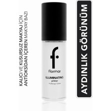 Kalvin Flormar 001 White-Classic Illuminating Primer Kremsi Makyaj Bazı Aydınlık Görünüm ve Nemlendirici Etki