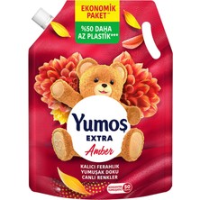 Yumoş Extra Amber Konsantre Yumuşatıcı Pouch 1200 ml 5 Adet