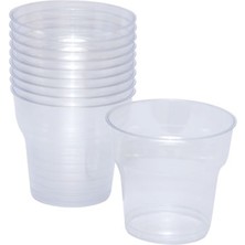 Roll-Up Şeffaf Kristal Bardak 10'lu 4 Adet