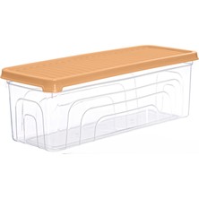 Herevin Dikdörtgen Derin Saklama Kabı 2.5 L 2 Adet