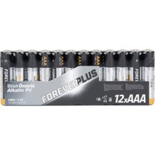 Forever Plus Alkalin Ince Pil 12'li 5 Adet
