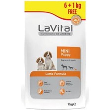 Lavital Mini Puppy Kuzu Etli Küçük Irk Yavru Köpek Maması 6+1 kg