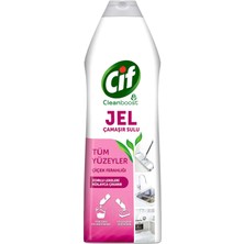 Cif Jel Yüzey Temizleyici Cleanboost Tüm Yüzeyler Için Leke Çıkarıcı Çamaşır Sulu Çiçek Ferahlığı 750 ml 2 Adet