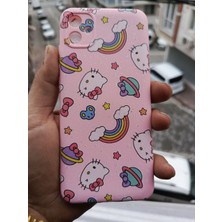 Hedesa Tech Oppo A52 Uyumlu Içi Kadife Baskılı Pembe Telefon Kılıfı