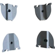 Mücevher Yapı Cam Balkon Gold Sistem Gri 135 Derece Kapak Takım