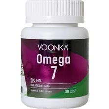 Vonka Voonka Omega 7 Kır Iğdesi Yağı 30 Kapsül - Dezenfektan Hediyeli (%72 Alkol)