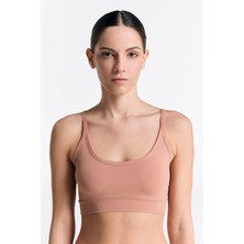 Albero Natur Balensiz Kadın Büstiyer %95 Pamuklu Kapsız Tasarım ile Günlük Kullanım İçin Rahat