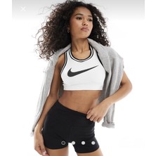 Nike Dri-Fit Light-Support Padded Jersey Sports Training Pedsiz Beyaz Kadın Sporcu Sütyeni FV6275-100