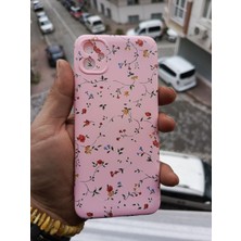 Hedesa Tech Infinix Hot 30 Uyumlu Içi Kadife Baskılı Pembe Telefon Kılıfı