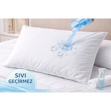 Goldroom Home Sıvı Geçirmez Pamuk Polyester Yastık Koruyucu Alez 2 Adet ( Fermuarlı)