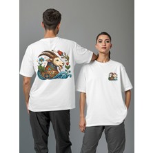 Tasarım Tişört Oğlak Oversize Unisex