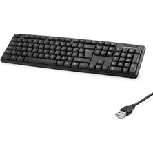 Shopwave Kablolu Standart Klavye Q Siyah HDX2603