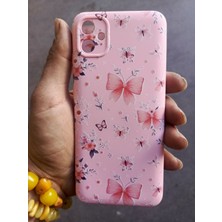 Hedesa Tech Tekno Camon 20 4g Uyumlu Içi Kadife Baskılı Pembe Telefon Kılıfı