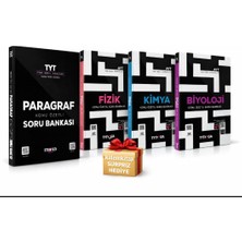 Marka Yayınları Tyt Paragraf + Ayt Fizik Kimya Biyoloji Konu Özetli Soru Bankası Seti Yeni Nesil Video Çözümlü 4’lü Kitap + Kalemkitap Sürpriz Hediye