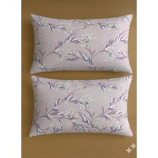 Voddi 2 Adet Fermuarlı 50X70 cm Yastık Kılıfı %80 Pamuk