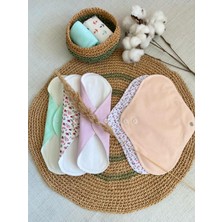 ECOSOFT Yıkanabilir Doğal Kadın Pedi Normal 4'lü  Pamuk ve Bambu