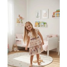 Kız Bebek Çocuk Doğum Günü Hediye Şık Prenses Elbise