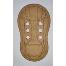 10'lu Ahşap Ayakkabı Bağlama Boyama Etkinliği