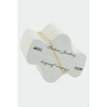 Zero Land Gld-Spt- Oval Kolye Kartı-Beyaz