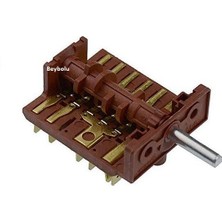 FullYedek Termikel Şalter Ankastre Fırın 6 Konum Kademe Anahtarı