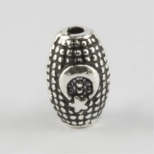 Zero Land Gld-Spt- 8 mm Arpa Kesim Metal Harf  Metal Tesbih Harfi -Ay Yıldız