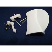 FullYedek Siemens Kare Maxx 6 Mandal , Beyaz Tutamak Çamaşır Makinesi Kapak