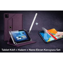 Jolita Lenovo Idea Tab Plus TB361FU 12.1" Uyumlu Tablet Kılıfı Ekran Koruyucu Kalem