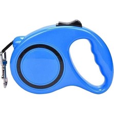 Süslü Pati Süslüpati Otomatik Uzayan Köpek Tasması Mavi 3 Metre