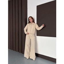 Zengezur Mall Gld-Spt- Trenç Takım Alt Üst Bej Ons (Beden: Xl)