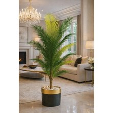 Altun Çiçekcilik Areka 190 cm Yapay Ağaç Lux Metal Saksı Dahıldır