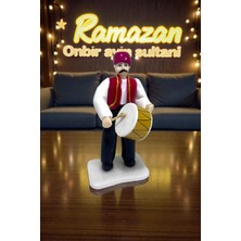 Figürart  Ramazan Davulcusu Biblo – El Yapımı Otantik Figür – Ramazan Dekoru & Hediyelik
