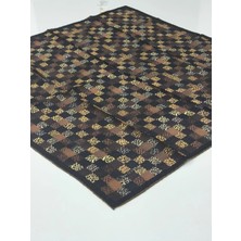 Glamouria Glamourıa Neva Eşarp Kare  Leopar Desen 5 Siyah Krem Kahve