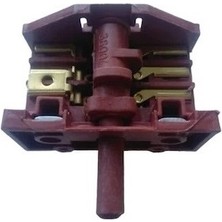 FullYedek Kumtel Fırın Şalteri 3+3 Bakalit Uclu Kumtel Kademe Anahtarı Düğmesi