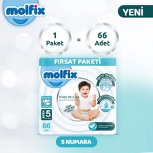 Urfakent Premium Bebek Bezi Ultra Fırsat Paketi 5 Beden 11-18 kg 66 Adet