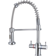 Teka - Go 939 - Çift Kollu Profesyonel Mutfak Bataryası - Krom - 116010001