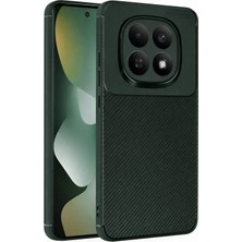 Gld-Spt- Newface Xiaomi Redmi Note 15 Pro 5g Auto Focus Karbon Kapak - Koyu Yeşil