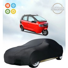 AUTOES Yuki Trıa Elektrikli Model Branda Araba Brandası Oto Branda Siyah