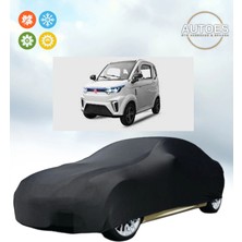 AUTOES Yuki Hector Pro Elektrikli Model Branda Araba Brandası Oto Branda Siyah